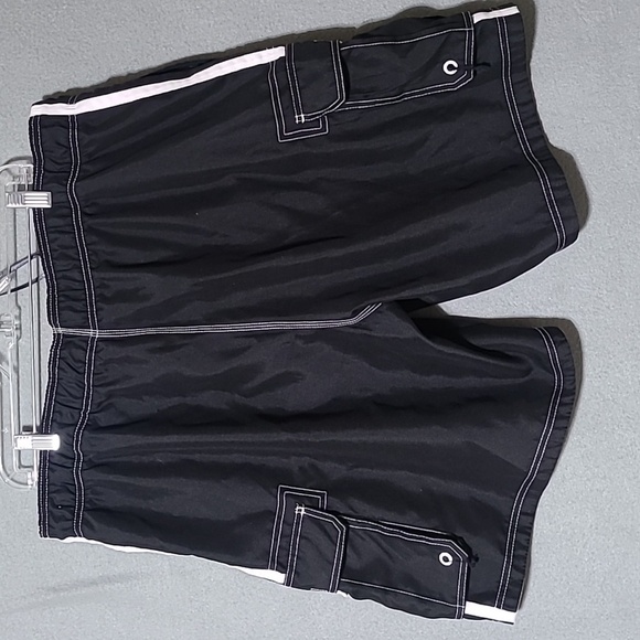 OP Men's Black Swim Trunks - Size XL - Picture 2 of 12